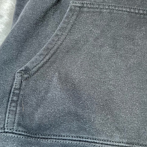 North Face Hoodie Womens Small Black Pullover Pink Logo Streetwear Cozy‎ Casual - Picture 8 of 13